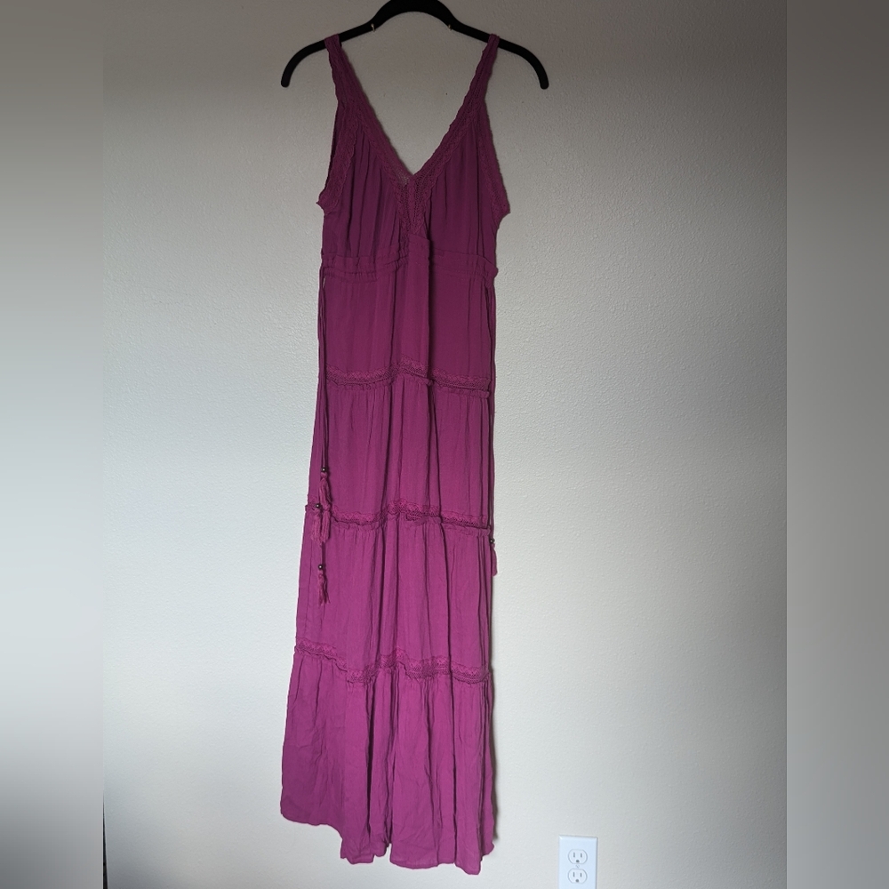 NWT Rue 21 Magenta Maxi Dress Size XS